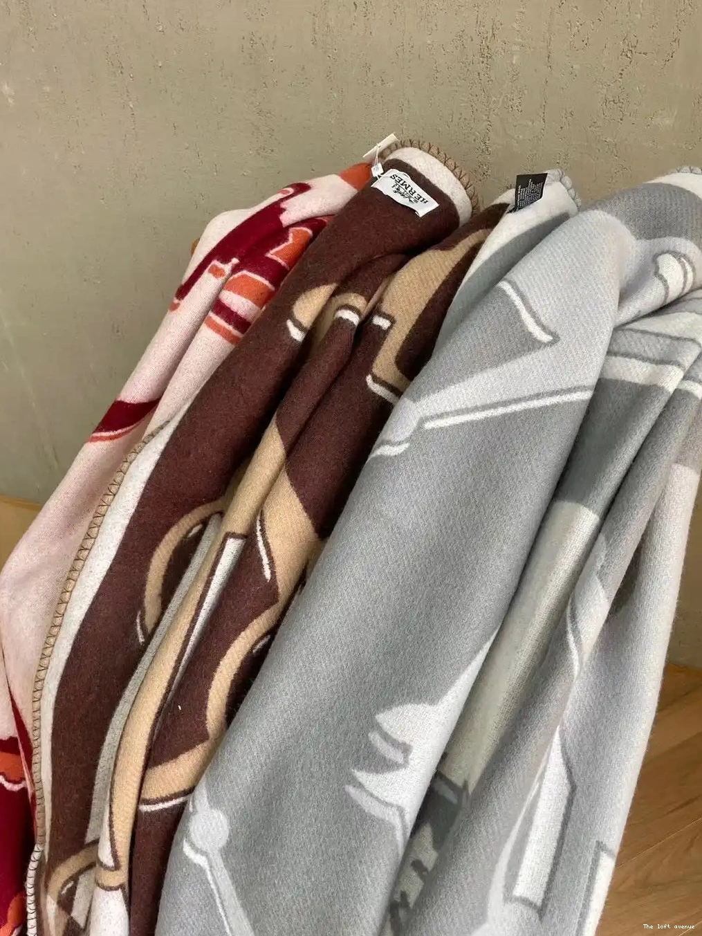 BLANKET HERMES WOOL THROW TATERSALE 0512